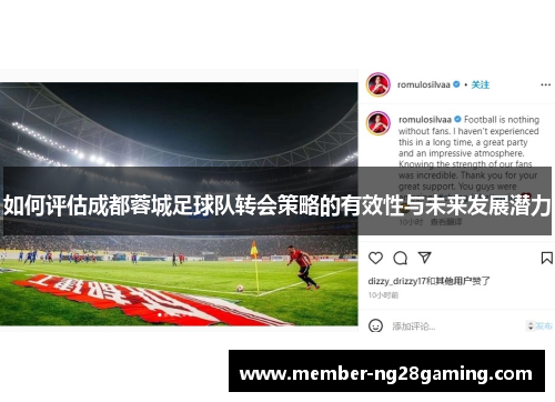 如何评估成都蓉城足球队转会策略的有效性与未来发展潜力